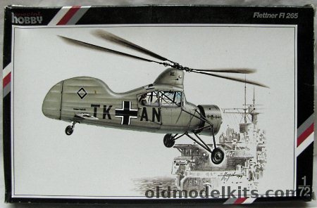 Special Hobby 1/72 Flettner Fl-265 Helicopter, SH72020 plastic model kit